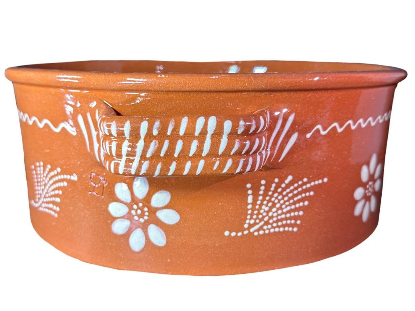 Ceramica Edgar Picas Portuguese Terracotta Casserole Dish 35cm 8L