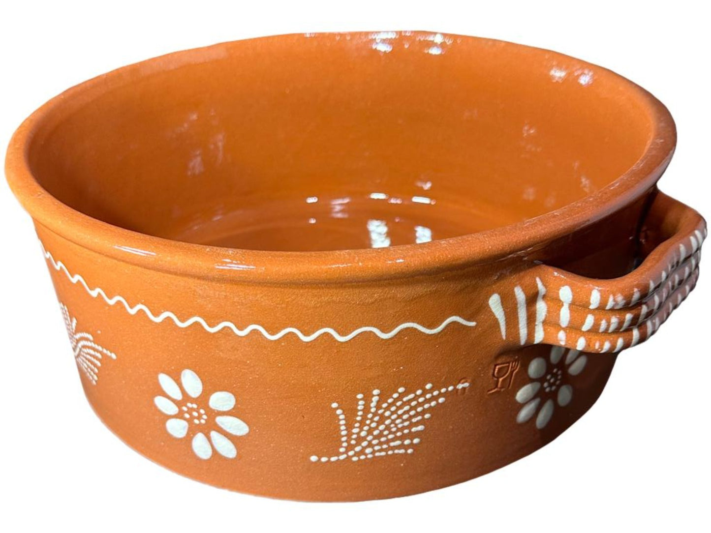 Ceramica Edgar Picas Portuguese Terracotta Casserole Dish 35cm 8L