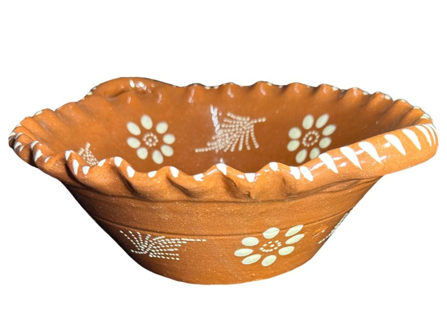 Ceramica Edgar Picas Portuguese Terracotta Serving Bowl 30cm