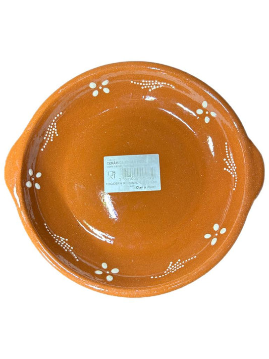 Ceramica Edgar Picas Portuguese Terracotta Serving Dish 23cm
