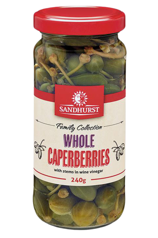 Sandhurst Whole Caperberries 240g