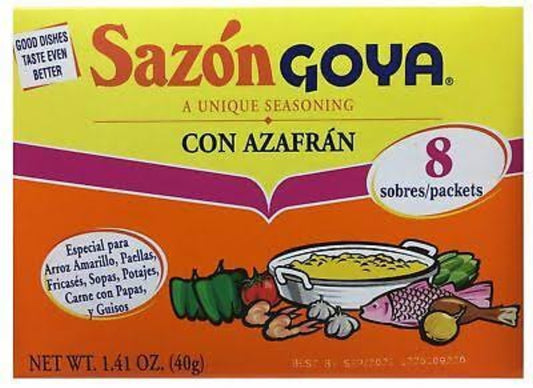 Sazon Goya Seasoning with Saffron 40g