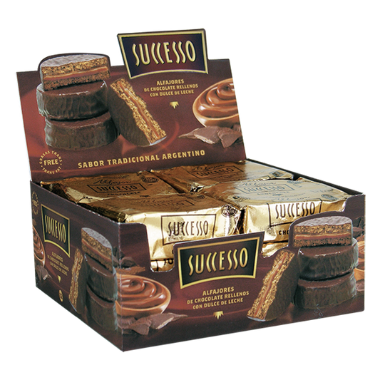 Successo Alfajor Chocolate con Dulce de Leche 12 Pack 600g