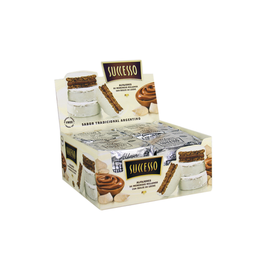 Successo Alfajore Merengue Rellenos Con Dulce De Leche 12 pack 600g
