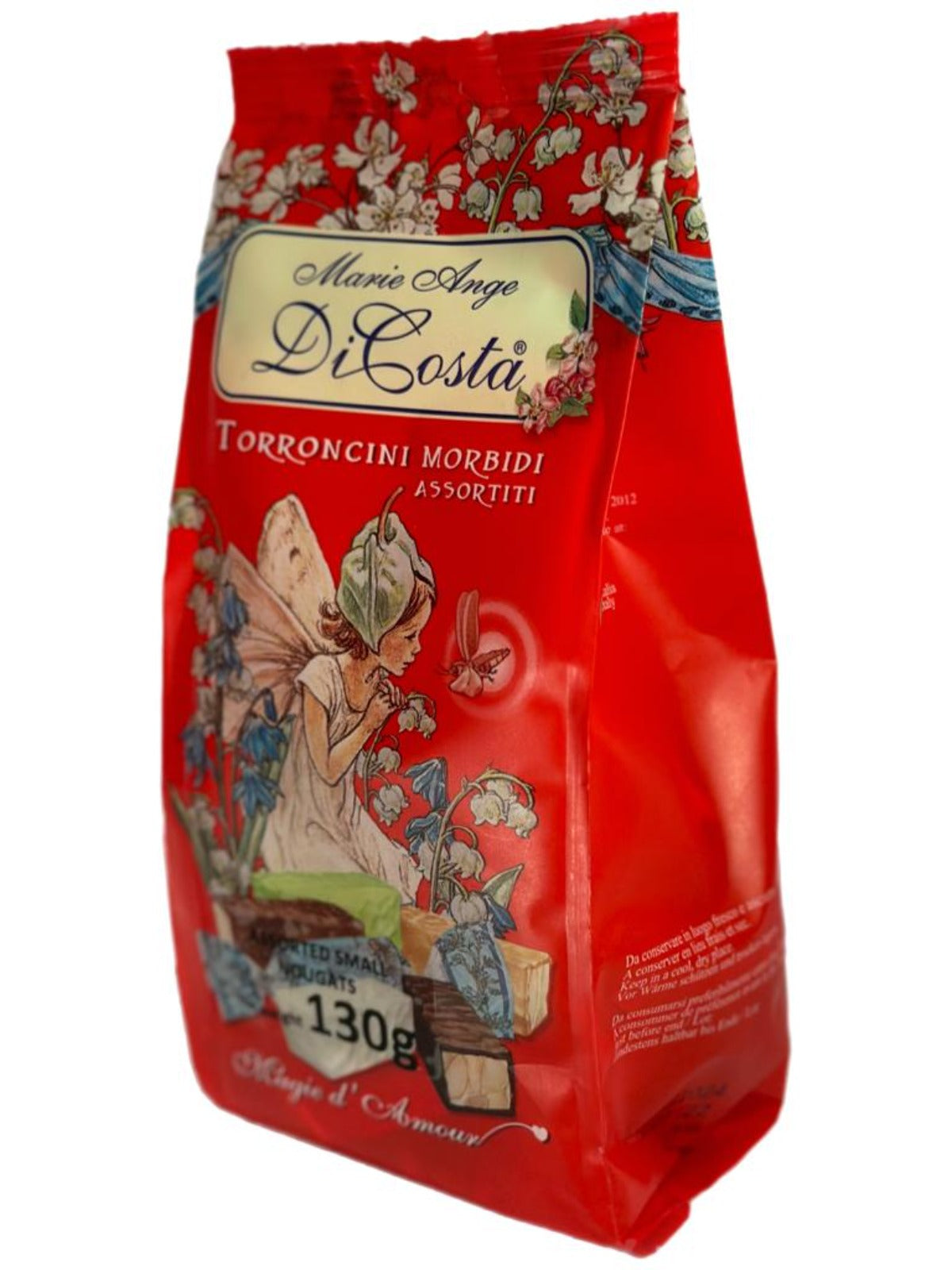 Marie Ange di Costa Flower Fairy Italian Assorted Small Nougats-- Il Torroncini Assorted Italian Soft Nougat 130g best before 01/2024