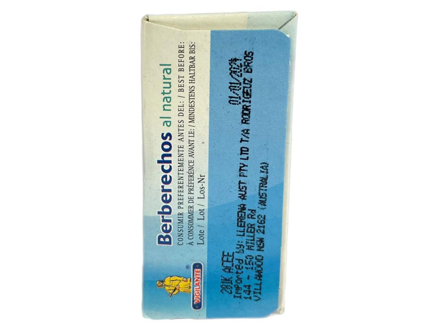 Vigilante Berberechos al Natural Cockles 115 g (Best Before 01-01-2027)