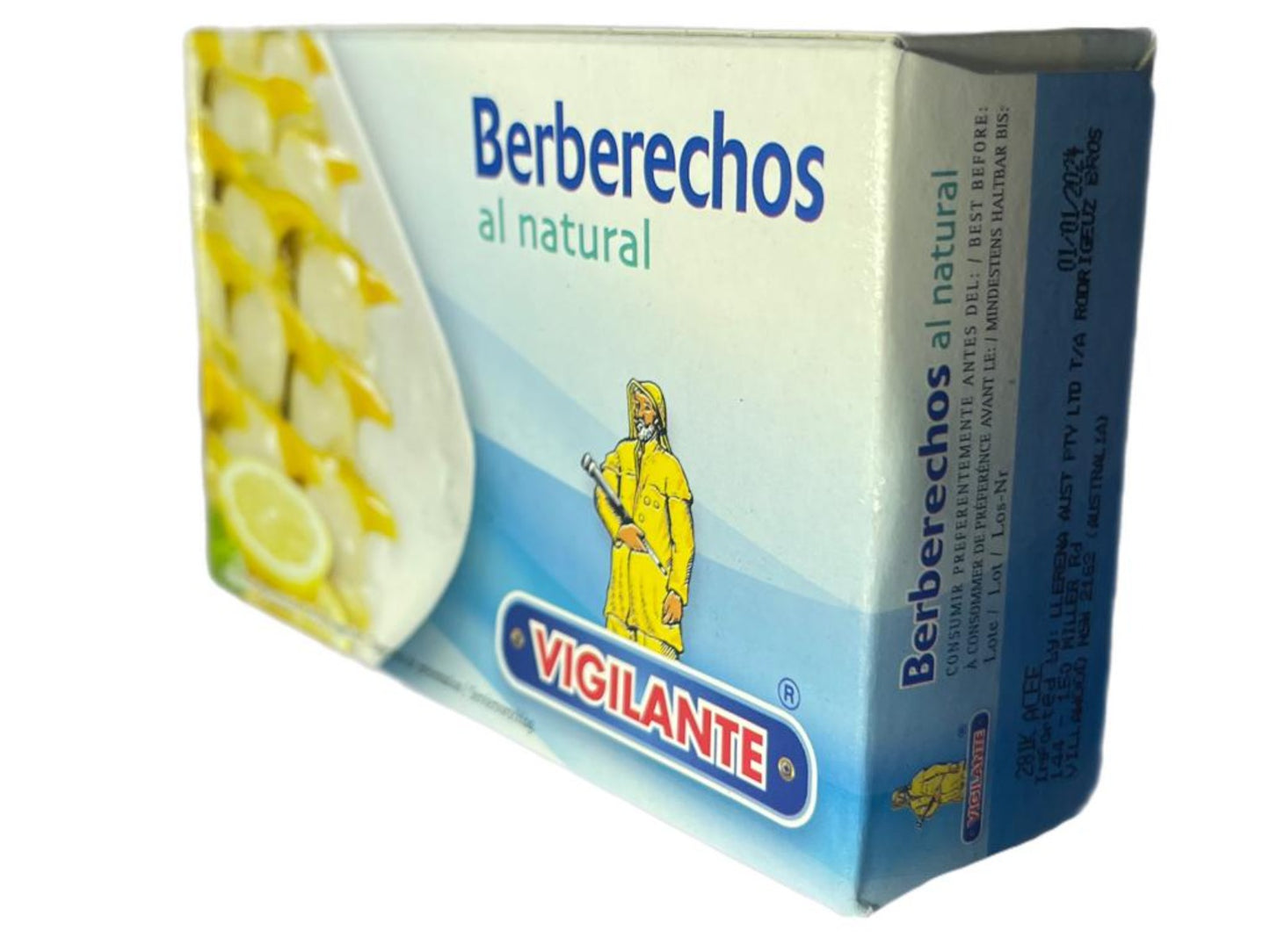 Vigilante Berberechos al Natural Cockles 115 g (Best Before 01-01-2027)