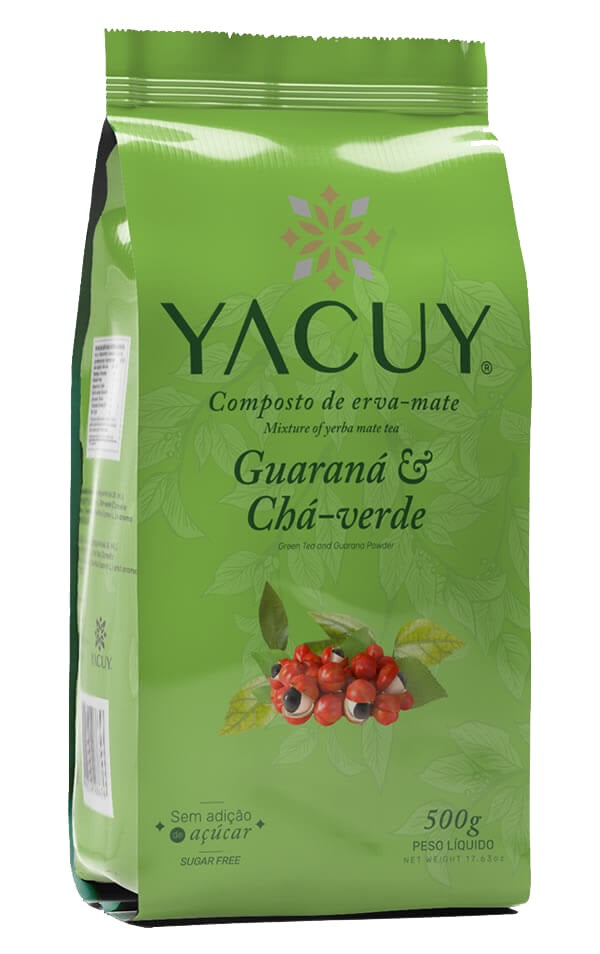 Yacuy Erva Mate Guarana & Chá-Verde 500g