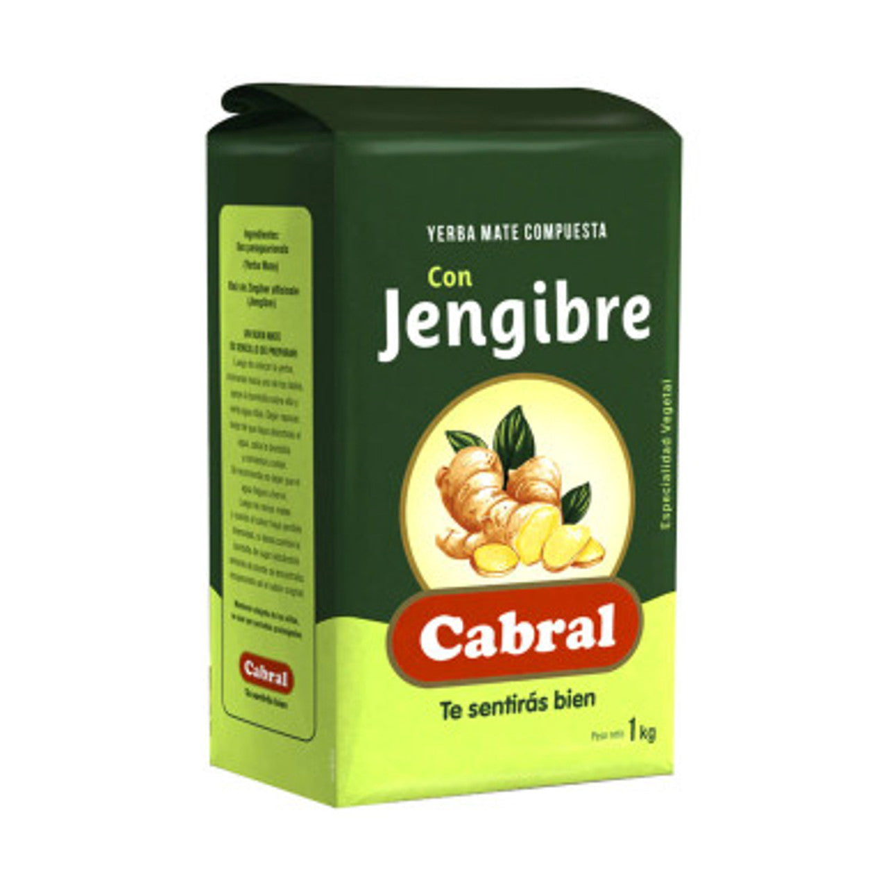 Yerba Mate Cabral con Jengibre 1kg