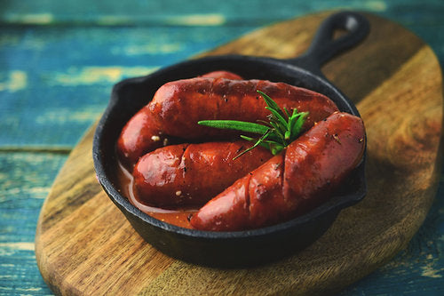 Fresh Spanish Chorizo Random weight approx 1kg packet 8 pieces regular price $15.50 AUD. You are guaranteed to receive at least 950g of product, equivalent price of $16.32 per kg.